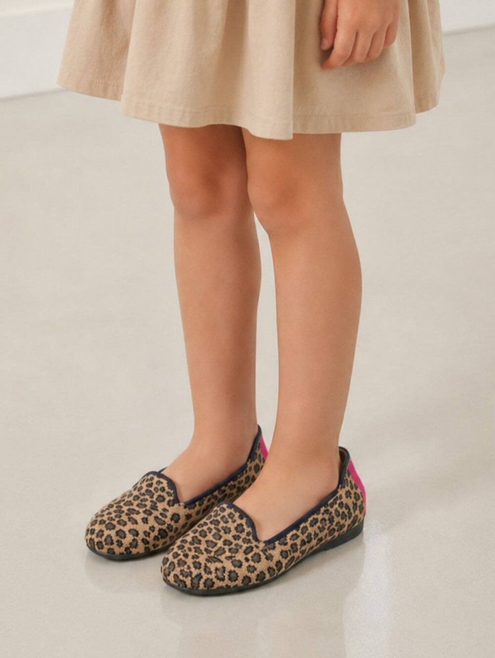 Rothy's Spotted Leopard Animal Print Loafer Ballerina Flats Size 2